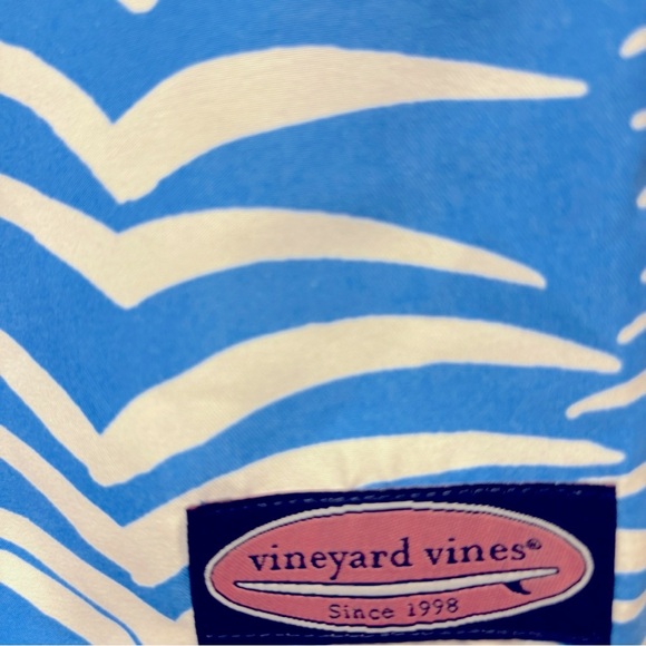 NWT Vineyard Vines Men’s Size 35 Board Shorts Swim Trunks Seagulls Blue - Picture 7 of 9